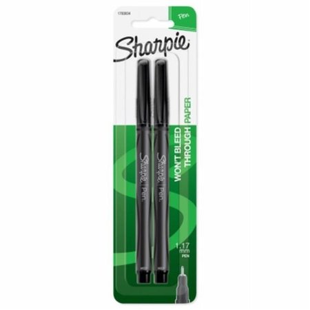 SANFORD Sanford 270084 Medium Point Pen; Black - Ppack of 2 270084